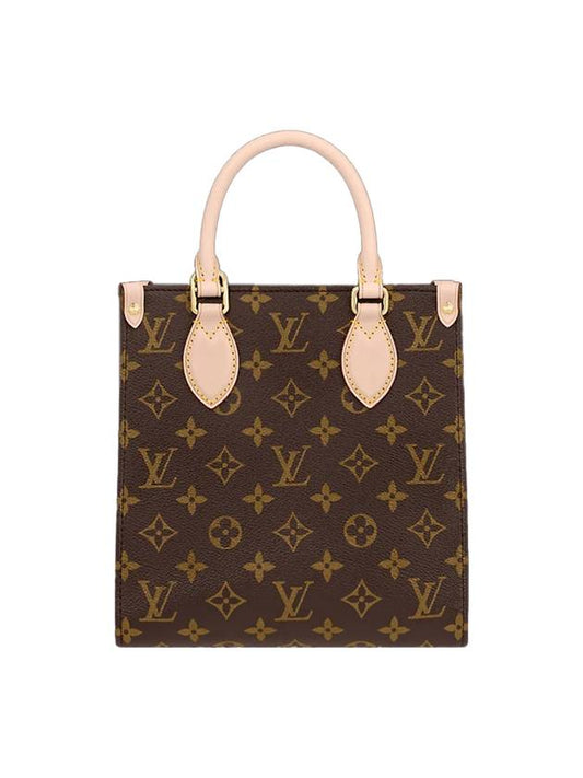 Sac Plat BB Monogram Tote Louis Vuitton Bag Brown